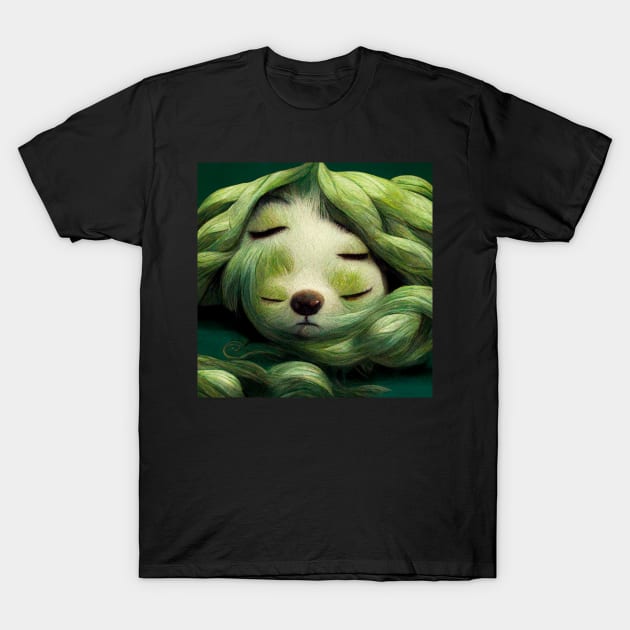 Cute Green Baby Monster - best selling T-Shirt by bayamba